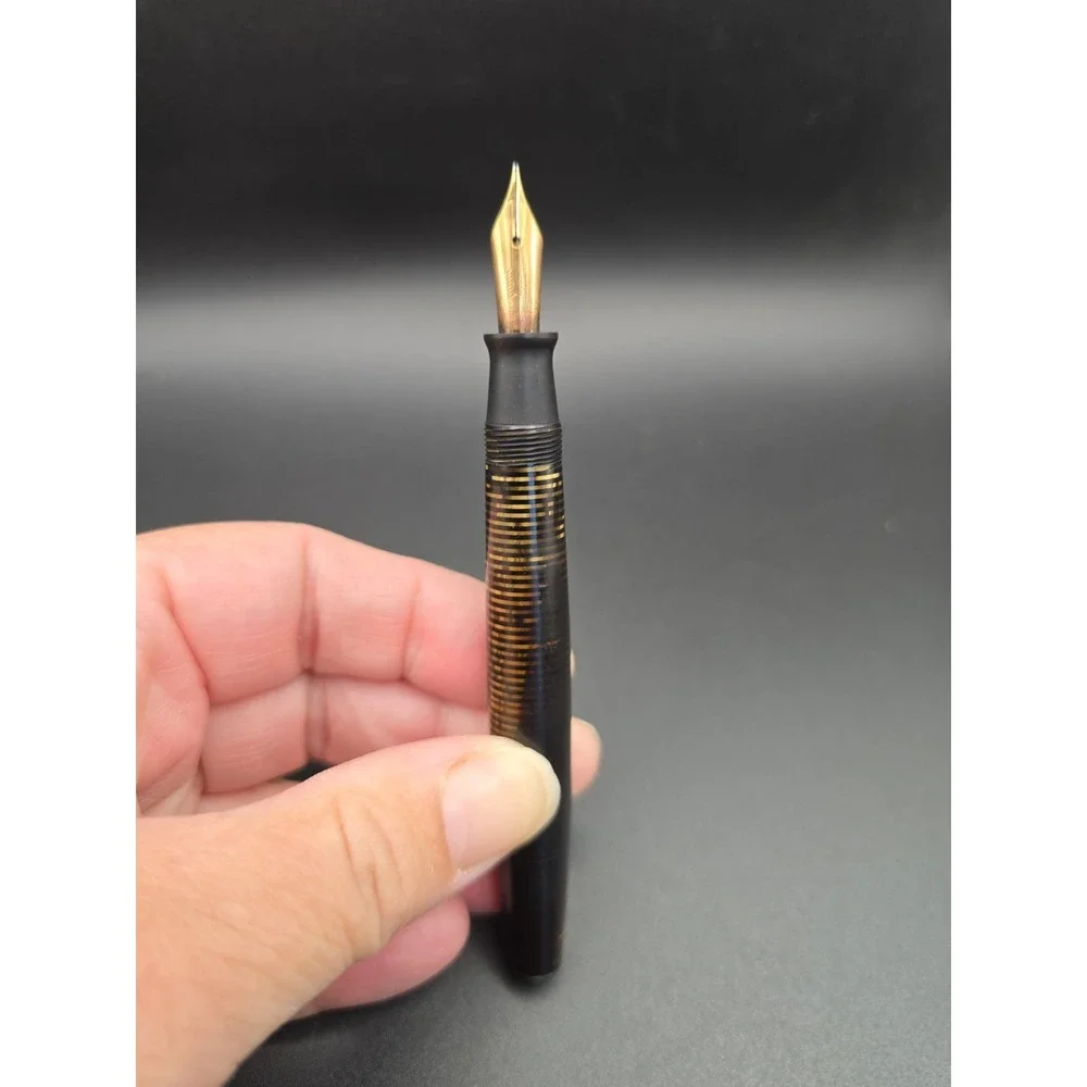 Parker Vacumatic golden pearl fountain pen, 2nd generation junior Not Tested